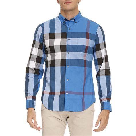 camicia burberry blu prezzo|Burberry Limited.